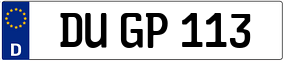 Truck License Plate
